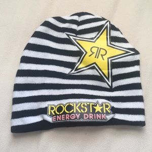 Rockstar Energy Striped Beanie